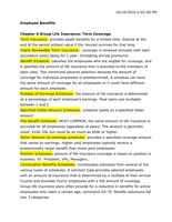 Employee Benefits Study Guide