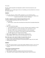 FSU BSC 2011 Final Exam 