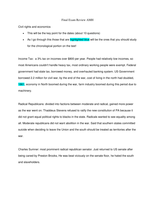 Final Exam Study Guide