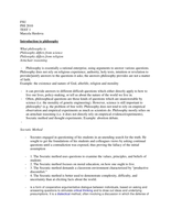 PHI 2010 FSU HERDOVA EXAM SEMESTER REVIEWS