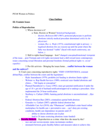PS348 Exam 3 Study Guide