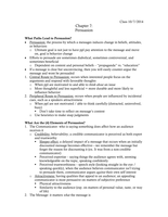 Myers Chapter 7&colon; Persuasion