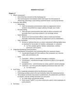 MAR 3023 Exam 4 Final Study Guide Brady