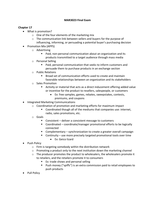 MAR3023 Exam 4 Final Study Guide Brady