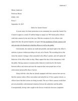 Safety for Austin Citizens