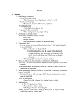 SOC 101 Review for EXAM 2