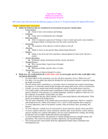 Health Assessment Final Exam Study Guide