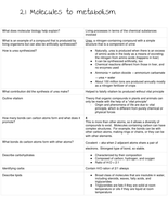 2&period;1 molecules to metabolism