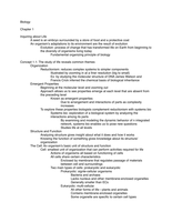 Campbell Biology Book Notes