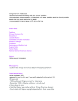 AMH 2097 Race and Eugenics&colon; American Reaction to Immigrants