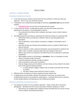 Everything&rsquo;s an Argument&colon; With Readings&period; 6th ed&period; Chapter 17 Notes