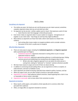 Everything&rsquo;s an Argument&colon; With Readings&period; 6th ed&period; Chapter 1 Notes