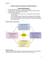 Abnormal Psychology&semi; Anxiety and Obsessive-Compulsive and Related Disorders &lpar;ch&period; 5 notes&rpar;