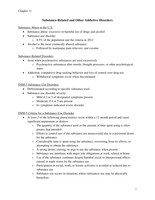 Abnormal Psychology&semi; Substance-Related and Other Addictive Disorders &lpar;ch&period; 11 notes&rpar;