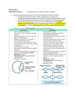 DNA replication & PCR&nbsp;&nbsp;&nbsp;&nbsp;&nbsp;&nbsp;&nbsp;&nbsp;&nbsp;&nbsp;&nbsp;&nbsp;&nbsp;&nbsp;&nbsp;&nbsp;&nbsp; 