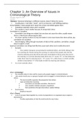 Chapter 1&colon; An Overview of Issues in Criminological Theory