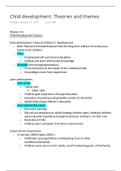 Child Development&colon; Theories and Themes
