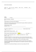 Clinical Assignment - Worksheet