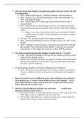 PSB4731 Biopsychology of Sexual Behavior Quiz 11 Study Guide 