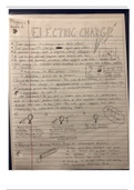 Electric Charge and Coulomb's Law