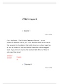 Liberty University&colon; CTSU101 quiz 8