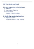 Topic 12 - Gender and Work
