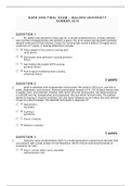 WALDEN UNIVERSITY NURS 6550 Final Exam - Latest Version 2019